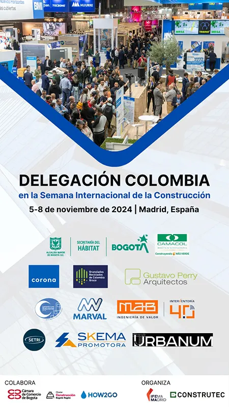 Semana internacional de la construccion, delegacion, colombia